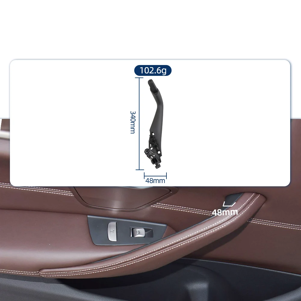 

51417438523 Для BMW 5 серии G30 G38 2018-2023 Автомобильная передняя задняя левая правая дверная ручка, внутренняя крышка, замена накладки