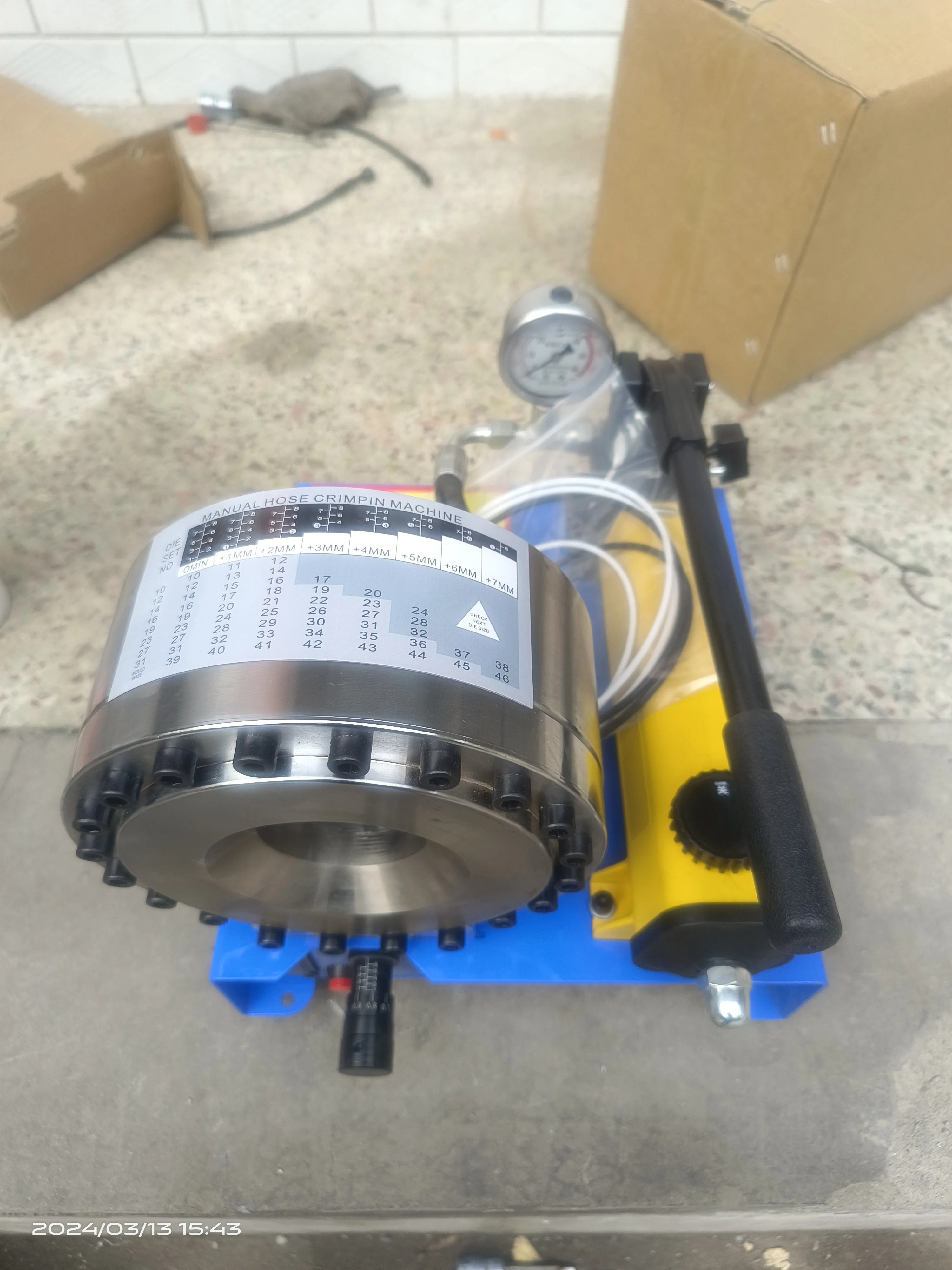 

Ручная гидравлическая машина для обжима шлангов большого диаметра, прямая продажа с фабрики, портативный пресс для обжима шлангов для промышленного использования