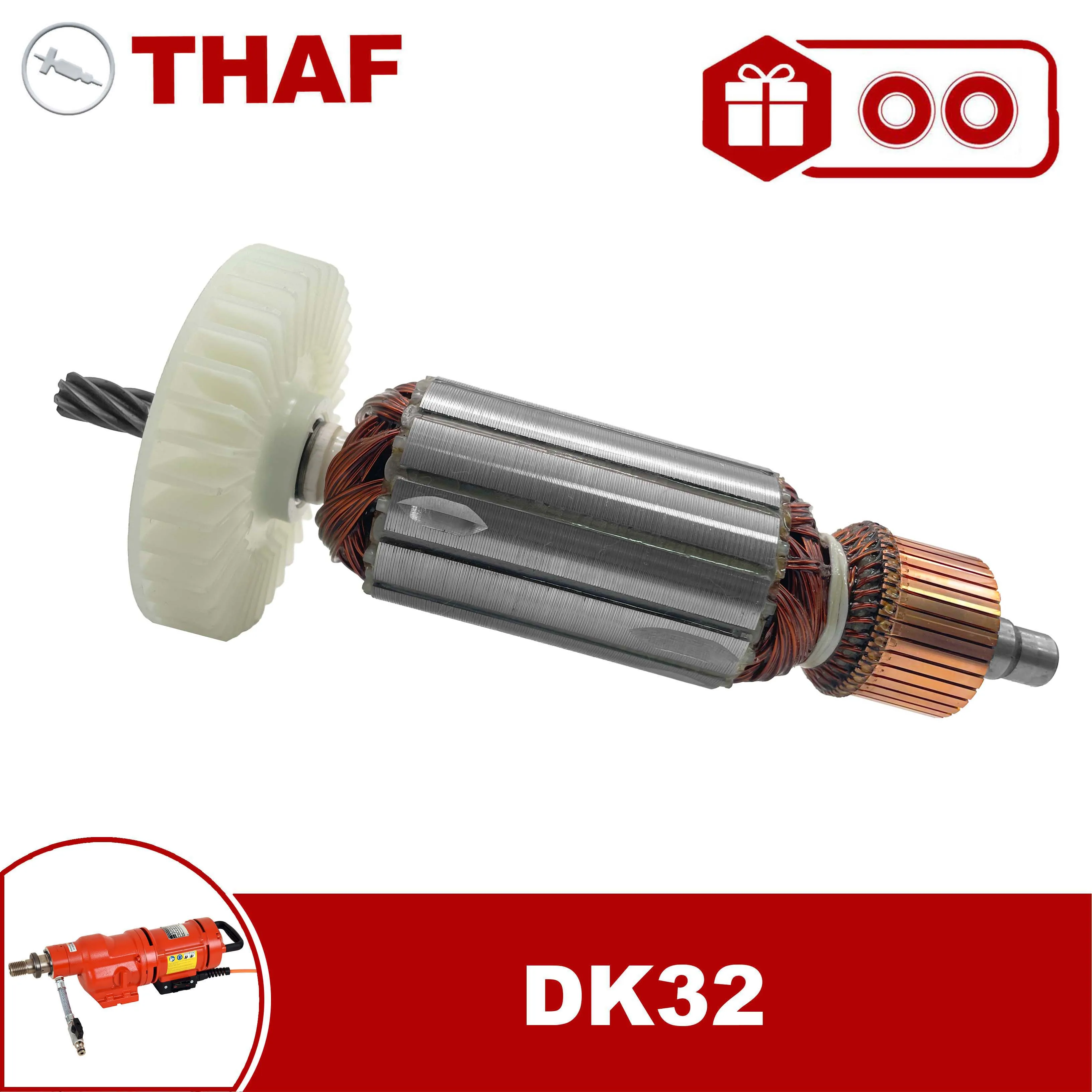 AC220V-240V Armature Rotor Anchor Replacement for WEKA Core Drill DK32 DK 32