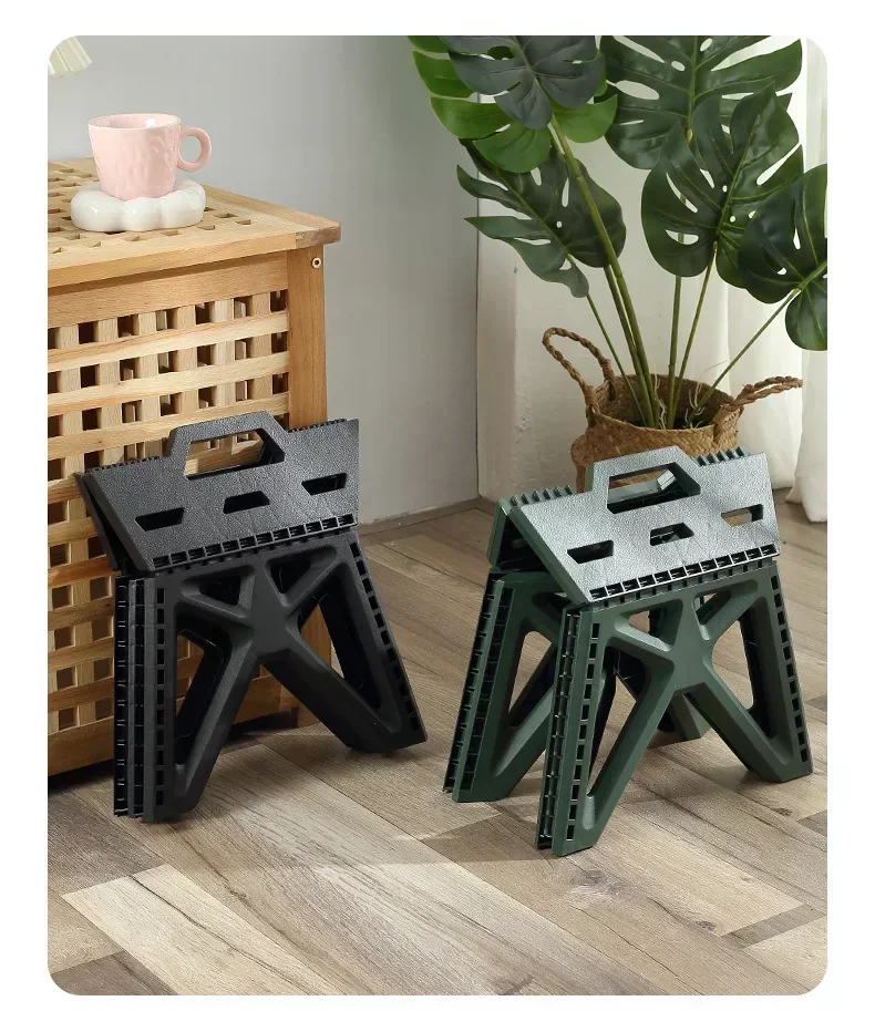 Outdoor Small Stool Portable Folding Stool High Load Bearing Durable Small Chair Fishing Stool Beach Stool Camping Stool