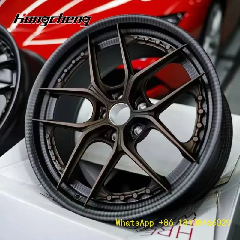 

Колёсные диски из углеродного волокна с пятью спицами, кованые, вогнутые, из алюминиевого сплава 6061T, 18-22 дюйма, напрямую от производителя