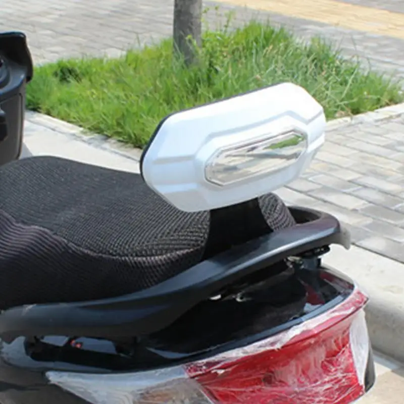 Motorcycle Back Rest Lightweight Rider Cushion Comfortable Support Detachable Electric Bicycle Rear Pad Comfortable Lightweight