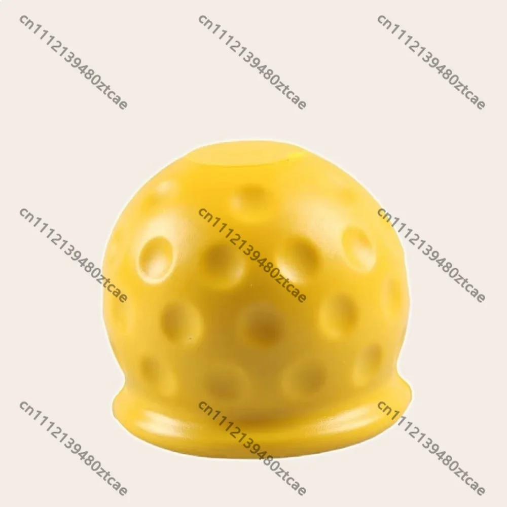 Universal 50mm Soft Rubber Traction Ball Cap Trailer Hitch Cover for RV