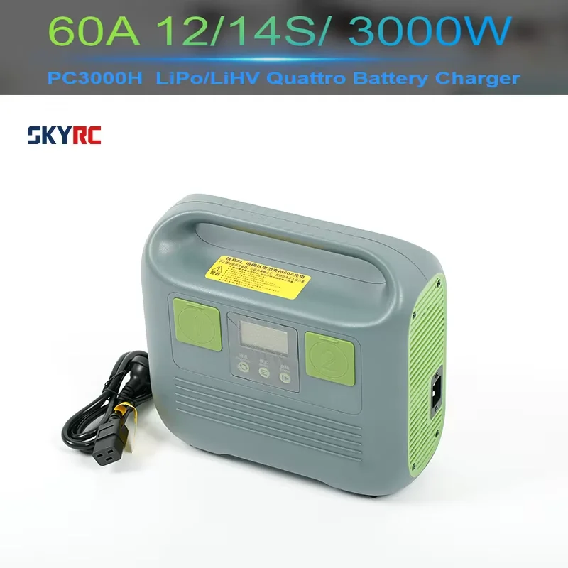 Caricabatterie originale SKYRC PC3000H ad alta potenza 3000W 12S 14S 60A Caricabatterie intelligente a 4 vie