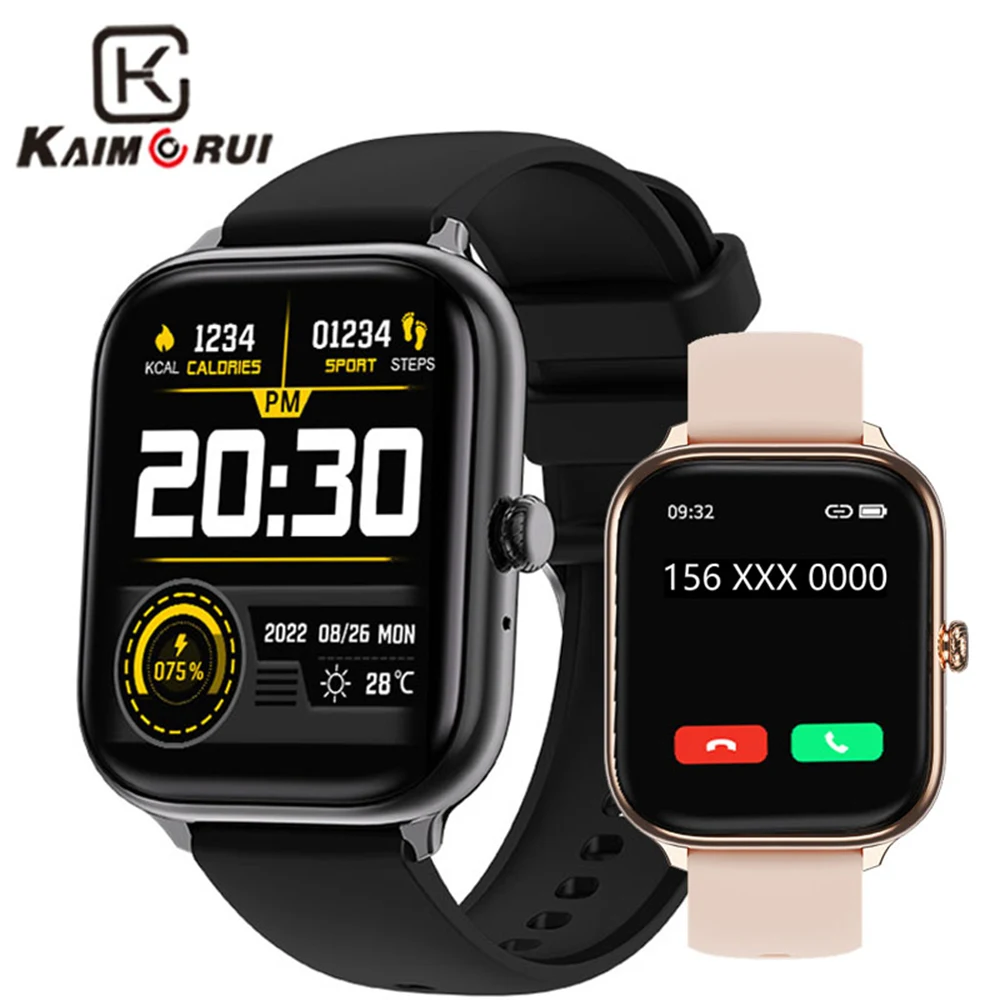 

Smart Watch Answer/Make Call Men Women 1.85inch 100+ Sport Modes Activity Tracker Heart Rate Blood Pressure Bracelet Smartwatch