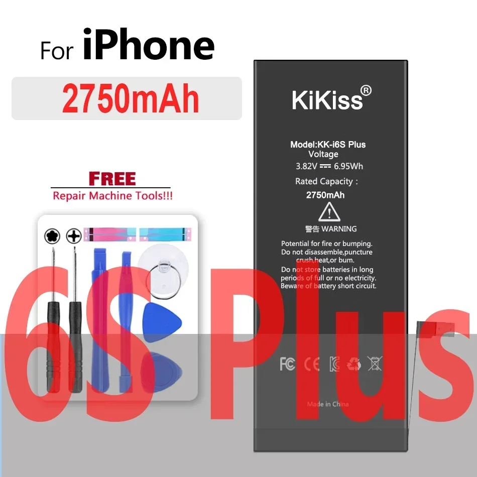 Battery For IPhone 6 6S 5S 5C 7 8 Plus X Xs Max XsMax Xr 6Plus 6sPlus 7Plus 8Plus High Capacity Bateria