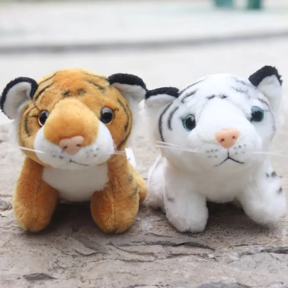 Clip on Cloth Magnetic Shoulder Plush Decorative Plush Doll Standing Shoulder Tiger Giraffe Kawaii Stuffed Animals Doll