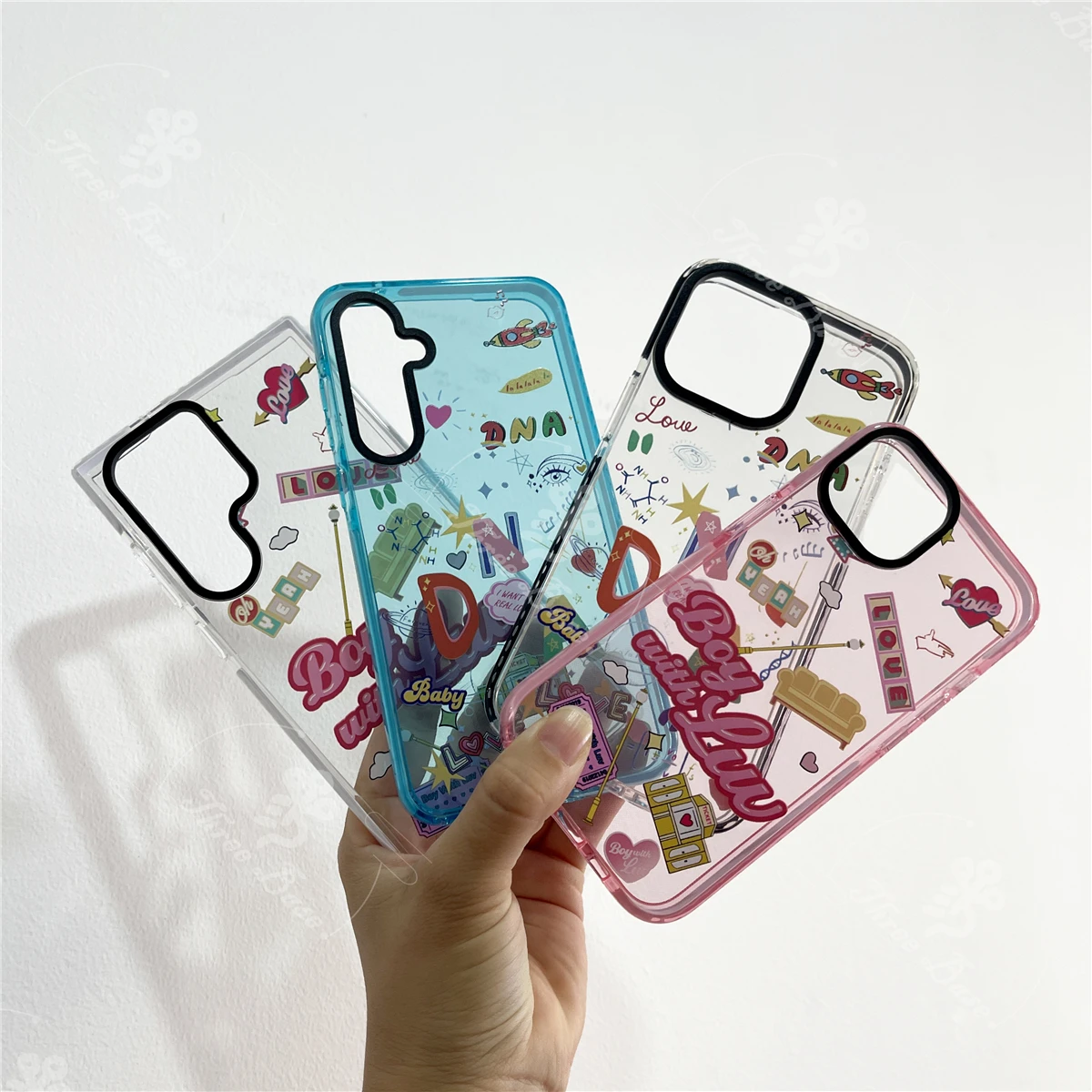 حافظة هاتف للأولاد Group BOY مع luv DNA لهاتف آيفون 17 Air 16 PRO 15 PRO MAX 7 SE2 8Plus XR XS MAX 12 Pro 11 13 Pro Mini 14 Promax