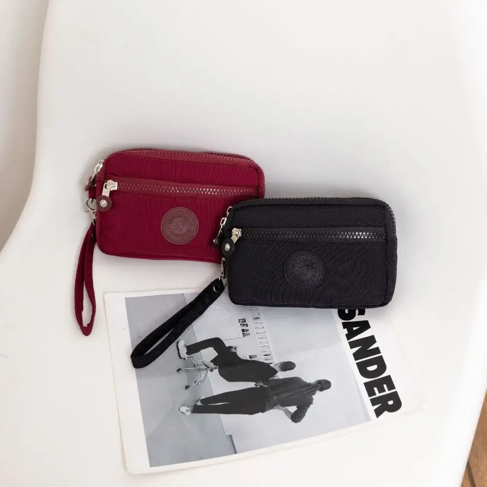 Double Layers Zipper Coin Bags Purse Large Capacity Wallet Pouch Card Holder Bank ID Credit Card Keys Earphone Storage Bags view 3
