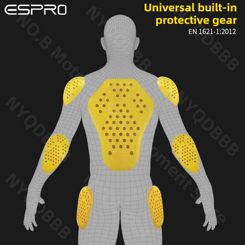 

Велосипедный костюм со встроенным защитным снаряжением Сертификация CE Защита от падения Спина Колено Плечо Стекло Локоть Полный комплект Дышащий
