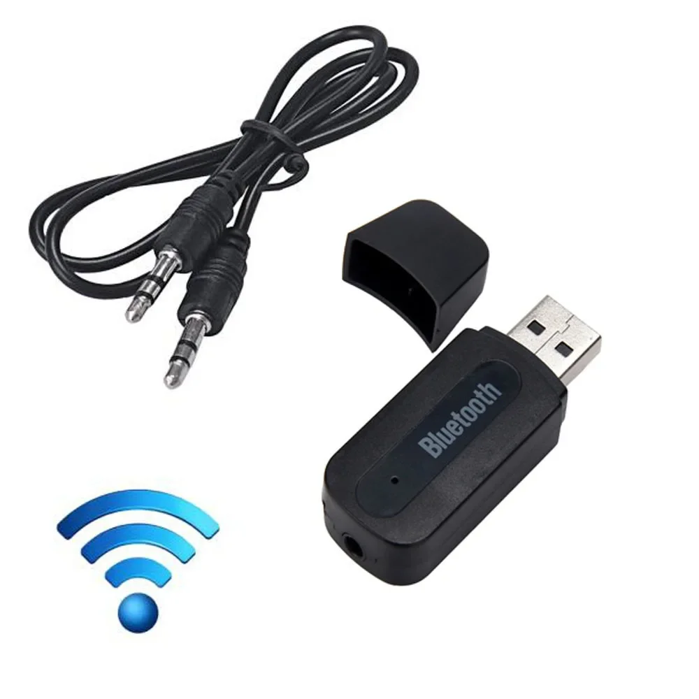 Wireless Bluetooth Adapter AMP USB Dongle for iPhone Android Mobile Phone Computer PC Car Speaker 3.5mm Music Stereo Receiver