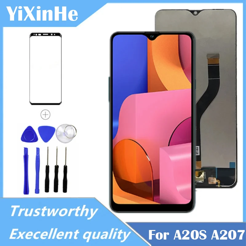 

High Quality 6.5'' A207 LCD For SAMSUNG A20s A207 LCD Display Touch Screen Digitizer Assembly For Samsung A20S