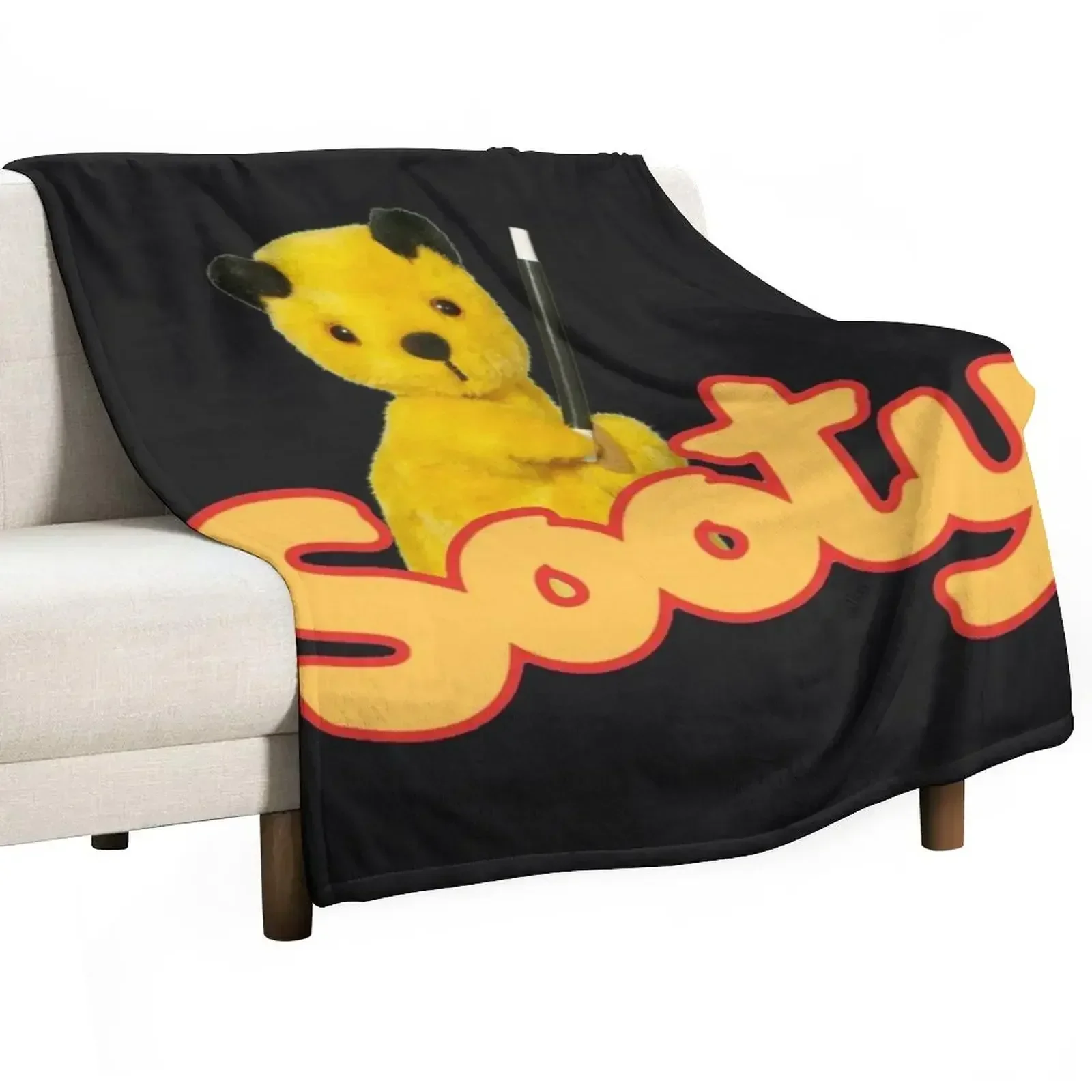 Sooty and sweep Throw Blanket Giant Sofa Furrys Blankets