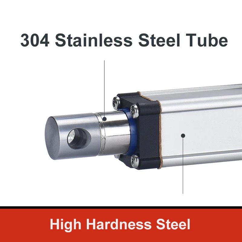 Imagem -04 - Haste Telescópica Resistente do Motor da C.c. 24v para o Sistema de Seguimento Fotovoltaico Atuador Linear Bonde 150 mm 250 mm 350 mm 450 mm Ip66