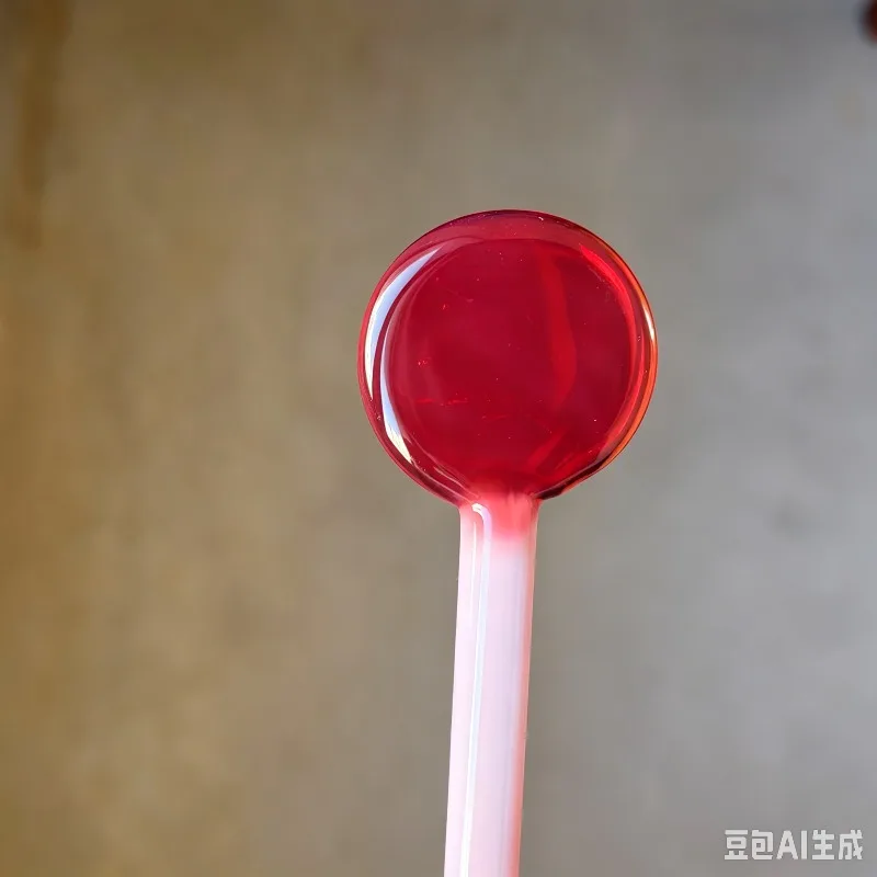 B13 transparent red rod, automatic red light return glass rod, colored high borosilicate glazed hard material