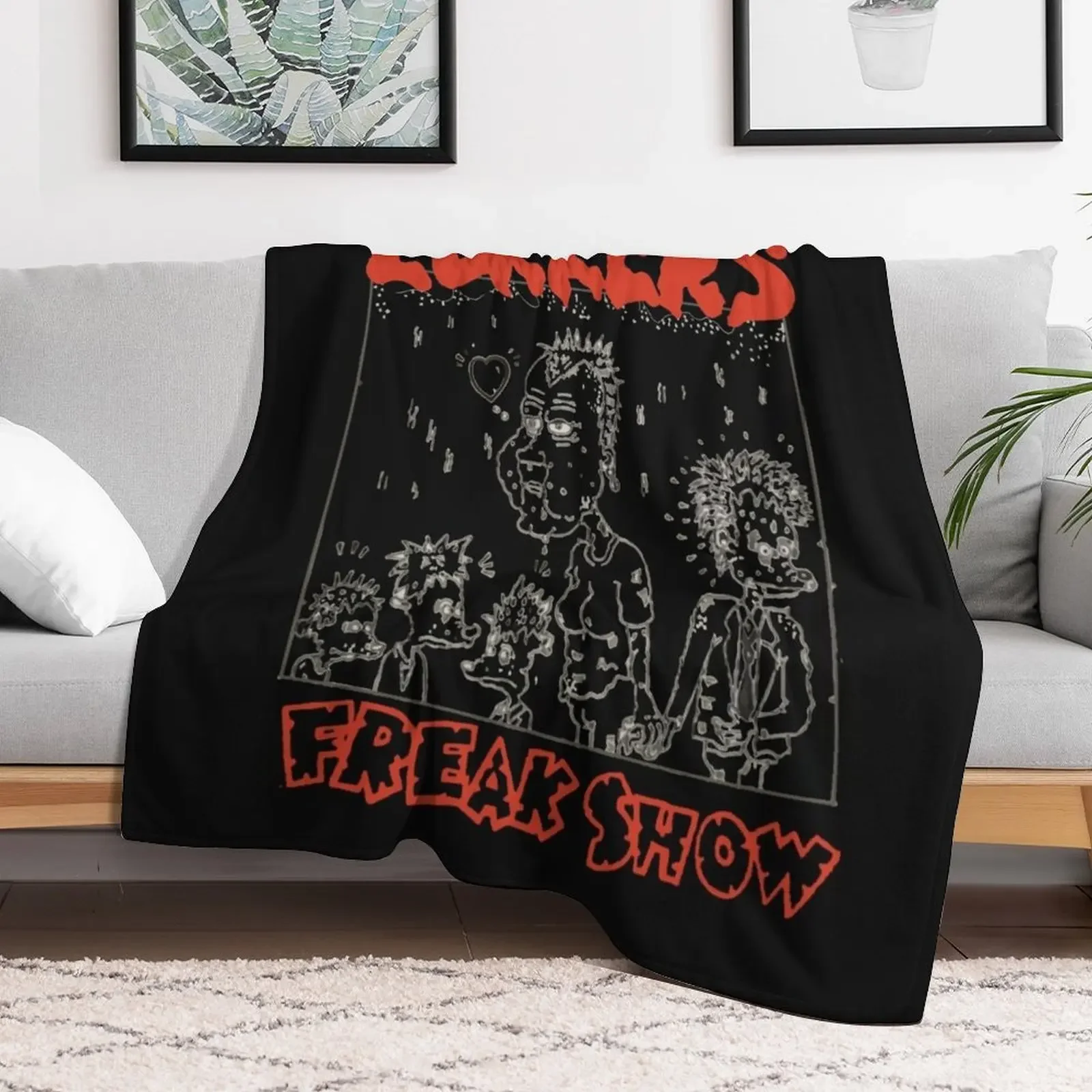 The Lurkers - Freak Show Throw Blanket christmas gifts halloween sofa bed Decorative Beds Blankets