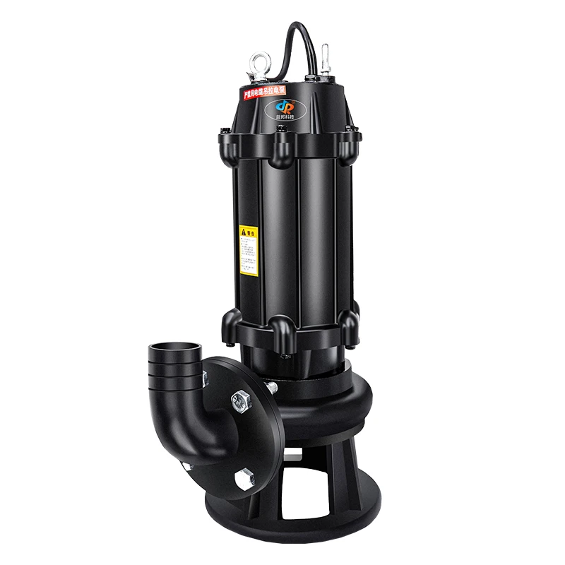 Pompa sommergibile per acque luride ad alto flusso per serbatoio settico Pompa di sollevamento efficiente a testa alta liquami fecali per acqua pulita per il trattamento delle acque reflue