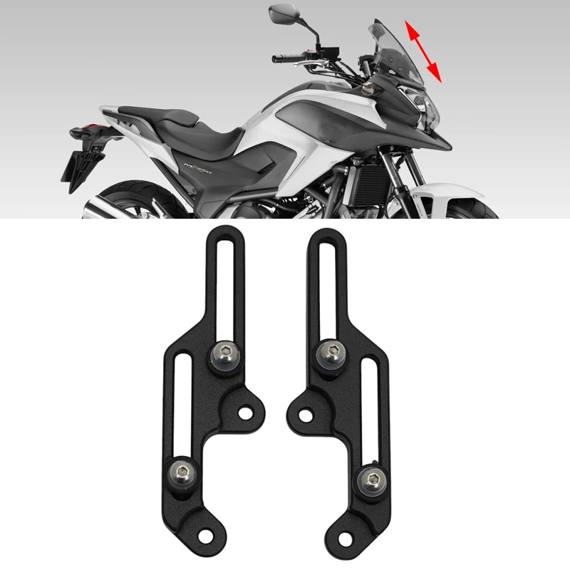 For HONDA NC700X NC750X Motorcycle Windscreen Adjusters Airflow Adjustable Windscreen Wind NC 700 750 X 2012 2012 2014 2015