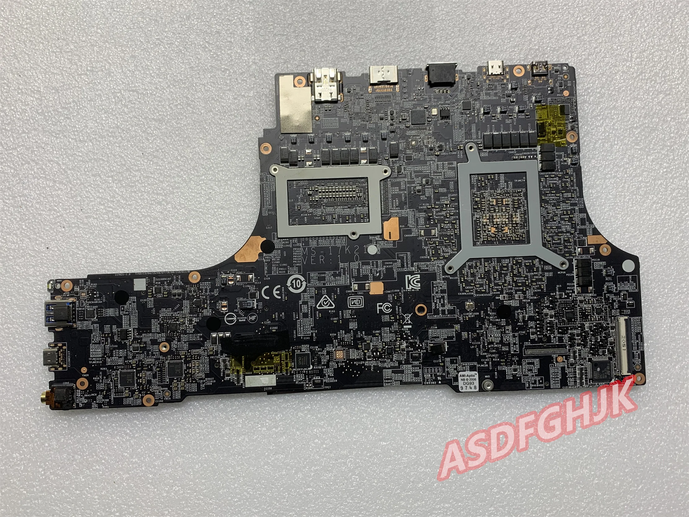 

MS-17K21 laptop motherboard For MSI GE76 Raider 10UE-462US I7-10870H cpu and RTX3080 100% Full Working Well