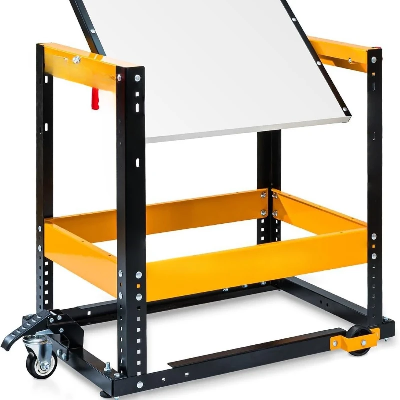 

Flip Desktop Desk, Flip Tool Rack with Casters - 300 lb capacity mobile bench