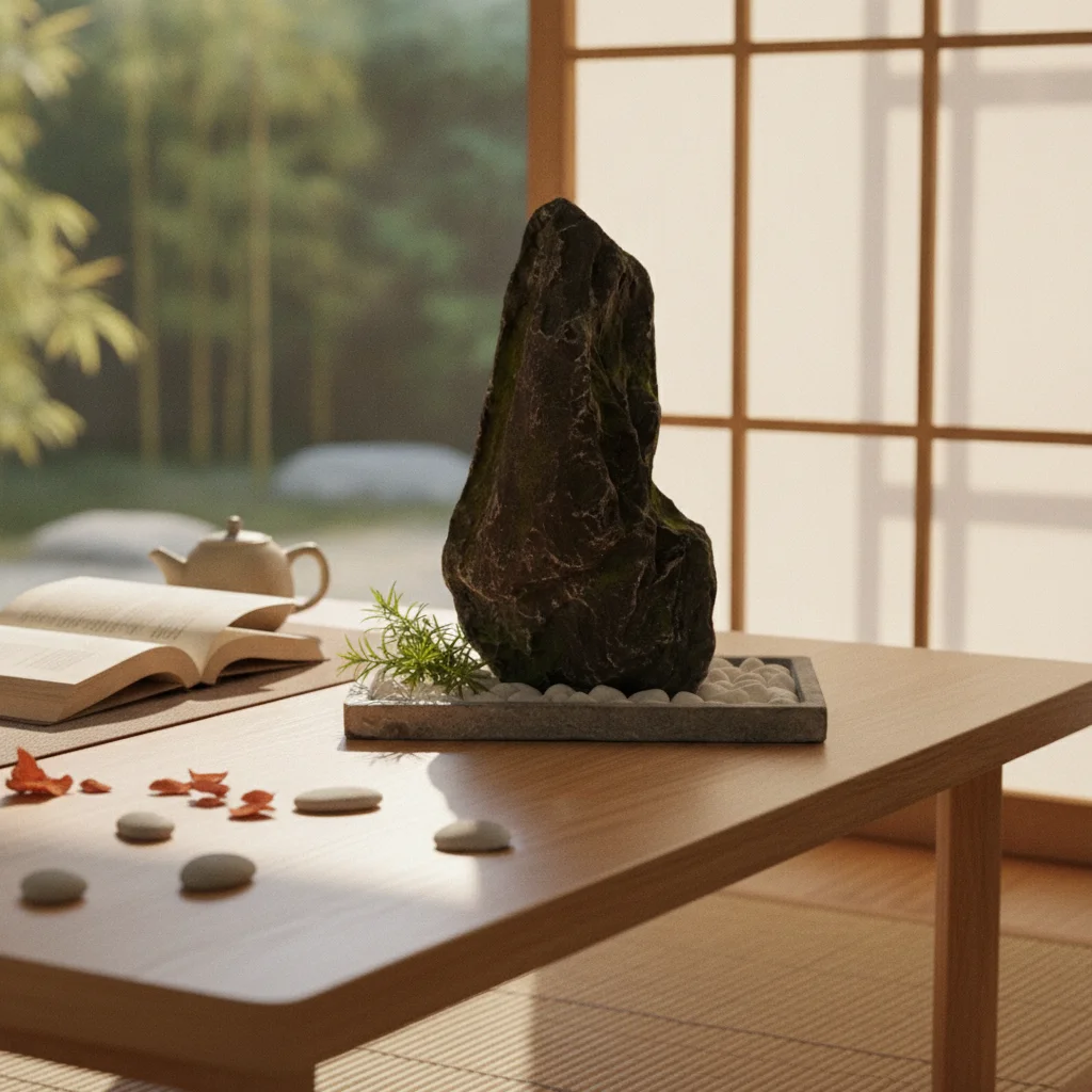 Decorative Fake Rock with Lichen Fiberglass Landscape Fake Rock Simulated Stone Lightweight Faux-Stone Accent Portable