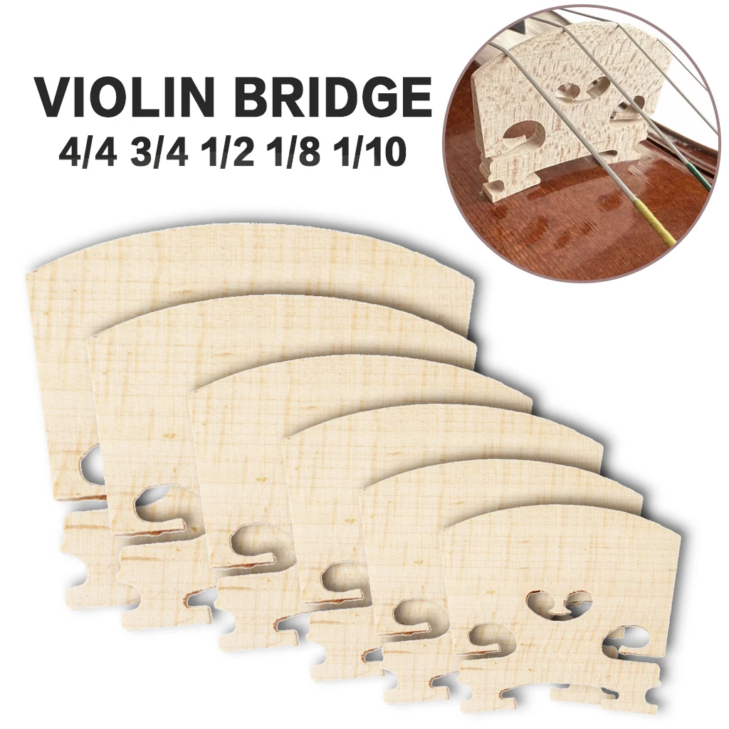 

Незаверленный мост для скрипки, клен, все размеры 4/4 3/4 1/2 1/4 1/8 1/10, качество Luthier, ручная работа, аксессуары для скрипки