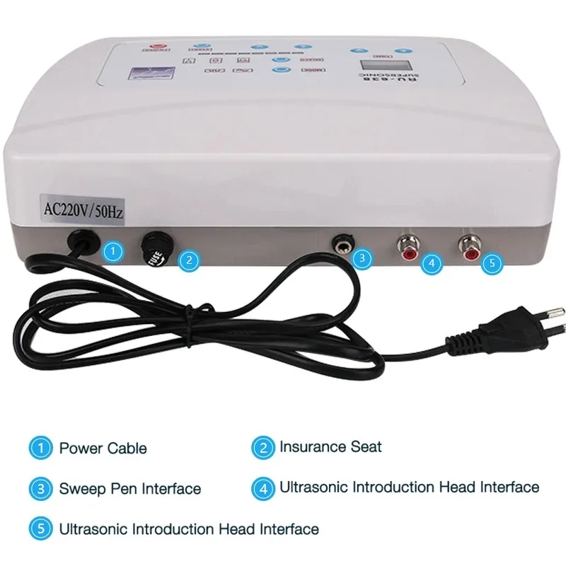 Cuidado de la cara 3 en 1 máquina ultrasónica mancha tatuaje eliminación de pecas antienvejecimiento masajeador Facial pluma de Plasma herramienta de cuidado de la piel