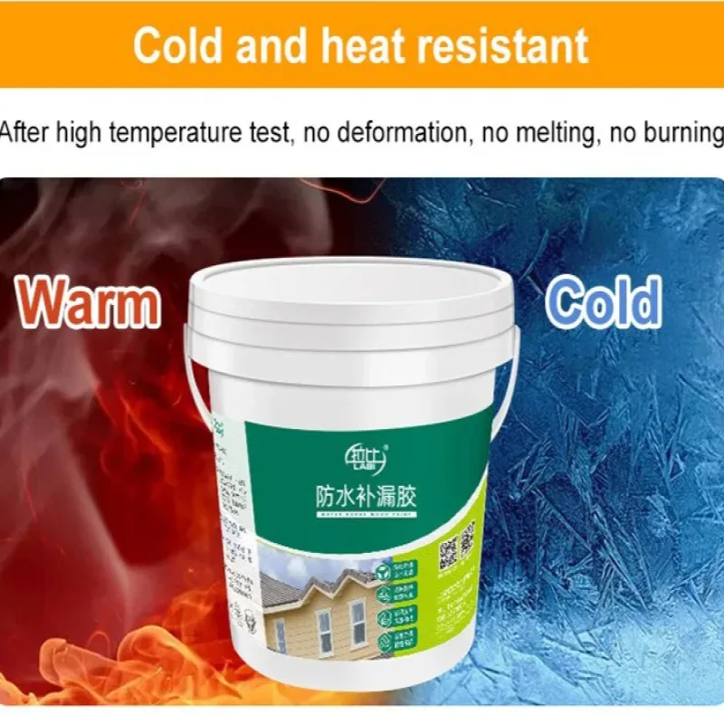600g Clear Waterproof Agent Strong Bonding Transparent Anti-Leak Adhesive No Demolition Sealant for Bathroom Roof Exterior Wall