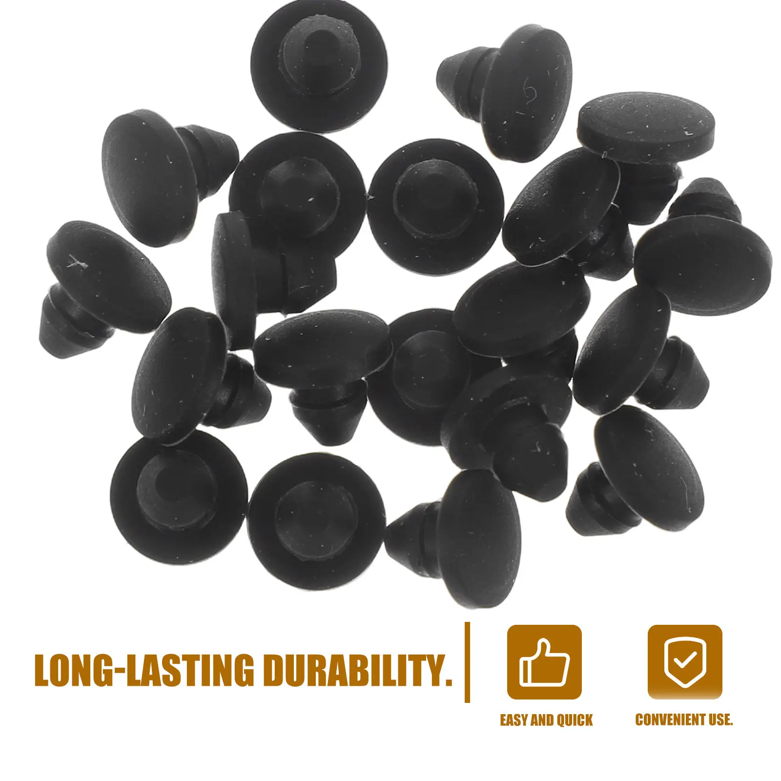 20Pcs Silicone Rubber Stoppers High Temperature Resistant Shock Absorption Soft Tapered Seal Plugs for Hole Protection Buffer - view 4
