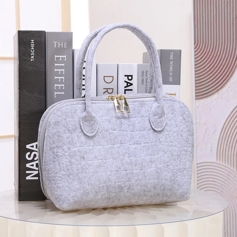 

Сумка через плечо, удобная фетровая сумка, ручная женская сумка, простая для путешествий, официальных случаев, повседневных мероприятий