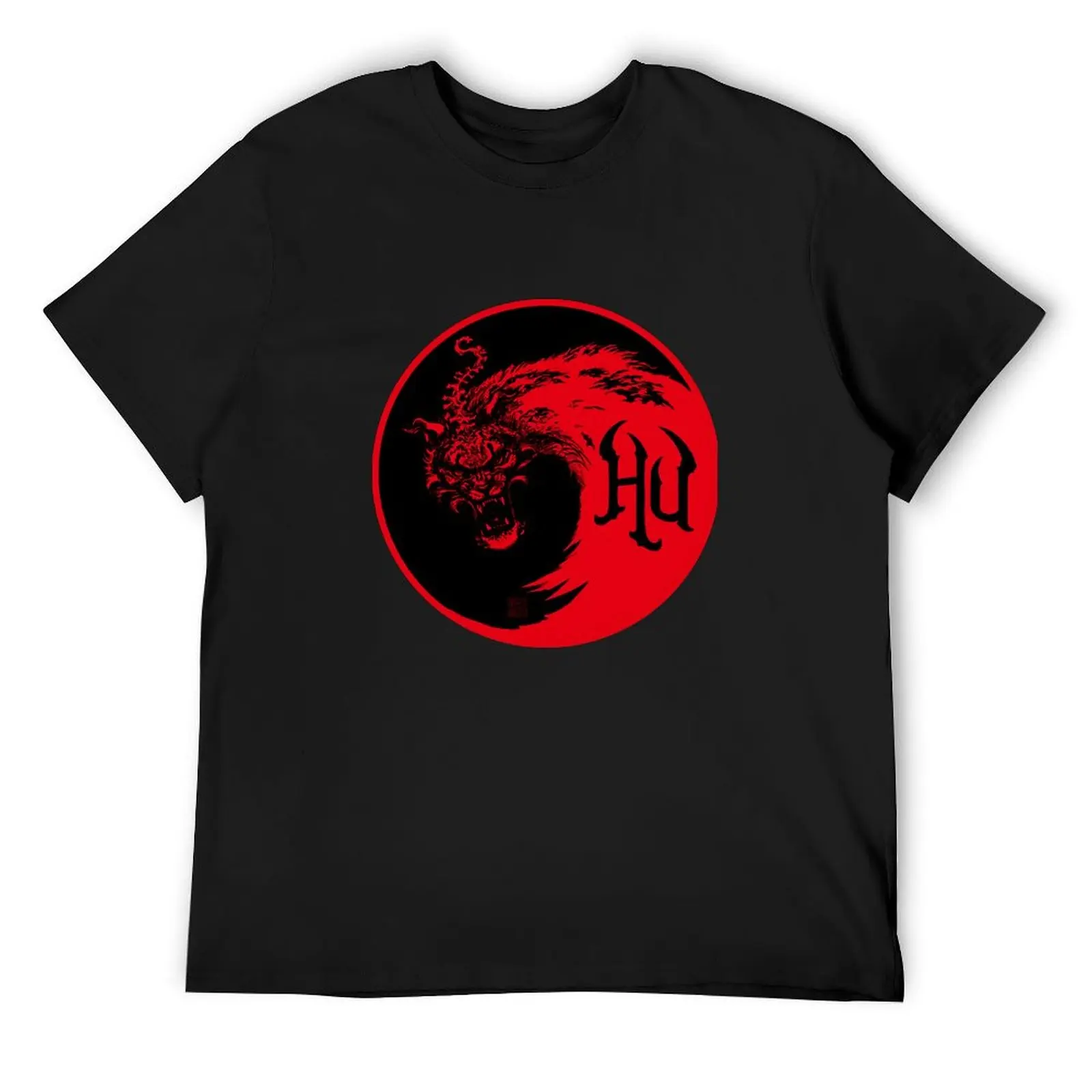 

merch wolf totem red The Hu band T-Shirt anime clothes cheap stuff oversized t shirts for men