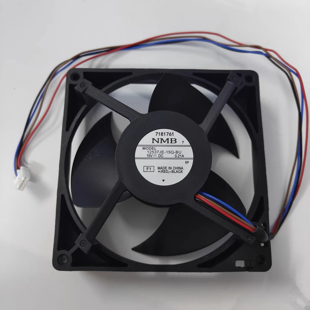 Motor do Ventilador de Refrigerador Arrefecido a Ar 12537JE-15Q-BU, Acessórios de Ventilador de Congelador de 4 Fios