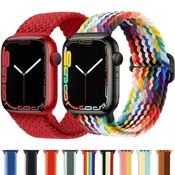Nylon Loop Band for Apple Watch Band Ultra 3/2/1 49mm 10/11 46mm 42mm 44mm 40mm 45mm 41mm Bracelet iWatch 9 8 7 6 5 SE Watchband