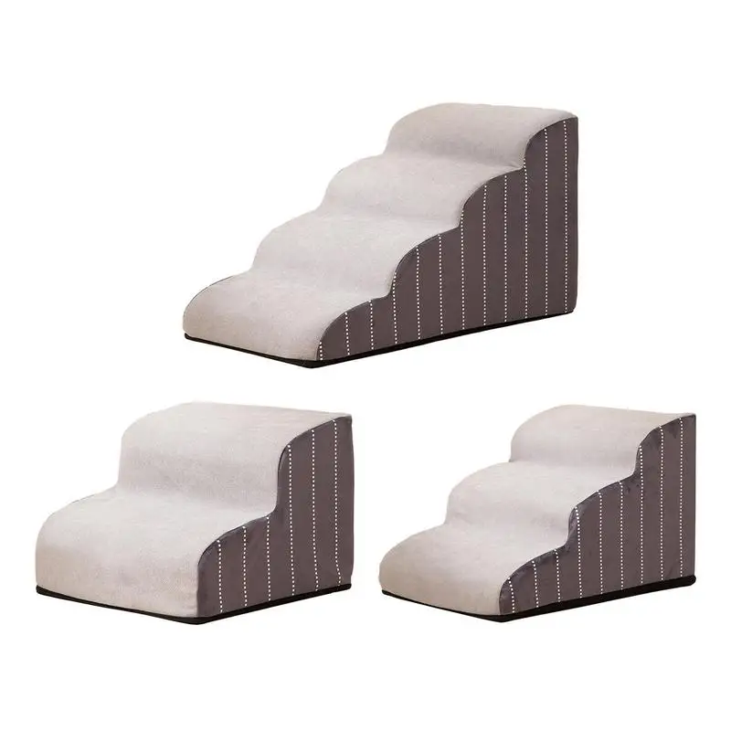 

Non-slip Dog Ladder 2/3/4 Steps Pet Stairs For Dogs Sofa Cat Puppy Ramp Pet Supplies Washable Cat Dog Stairs Ramp pet ladder