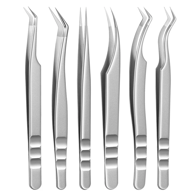Superior Precision Eyelash Tweezers for Professional Grafting