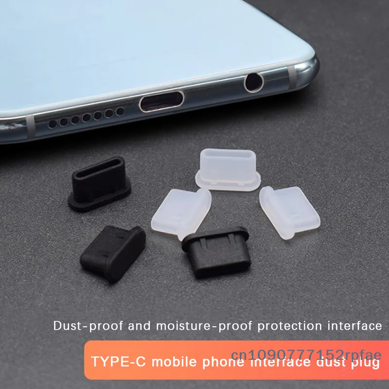 {NN72} 3 Pcs Type-C Dust Plug Phone USB Charging Port Protector Cover Anti-dust Cap For RC-N1 Remote Control Drone