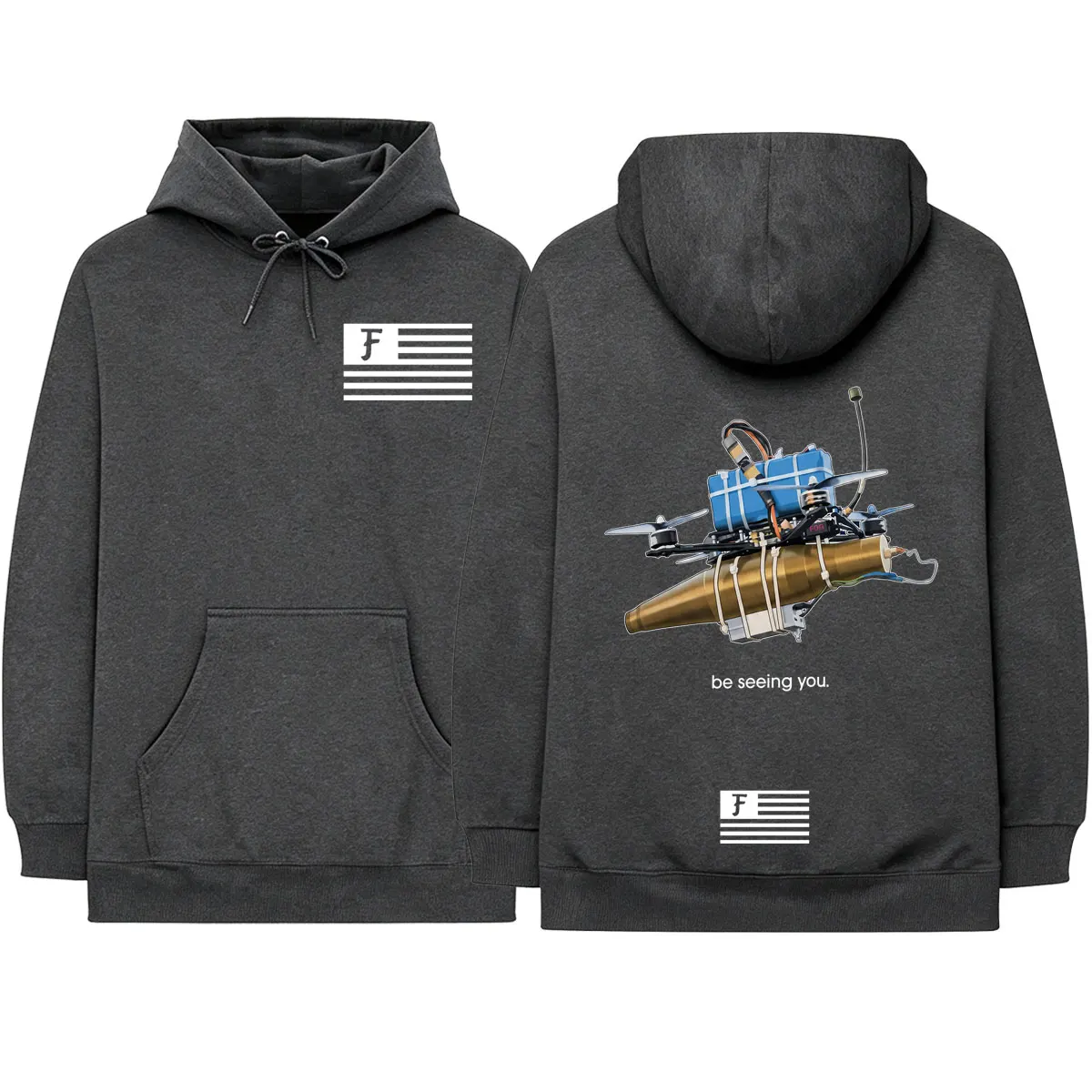 Forward Observations Group Be Seeing You Hoodies Herren Damen Kleidung Mode Lässige Langarm-Pullover Kapuzen-Sweatshirts – Detail 7