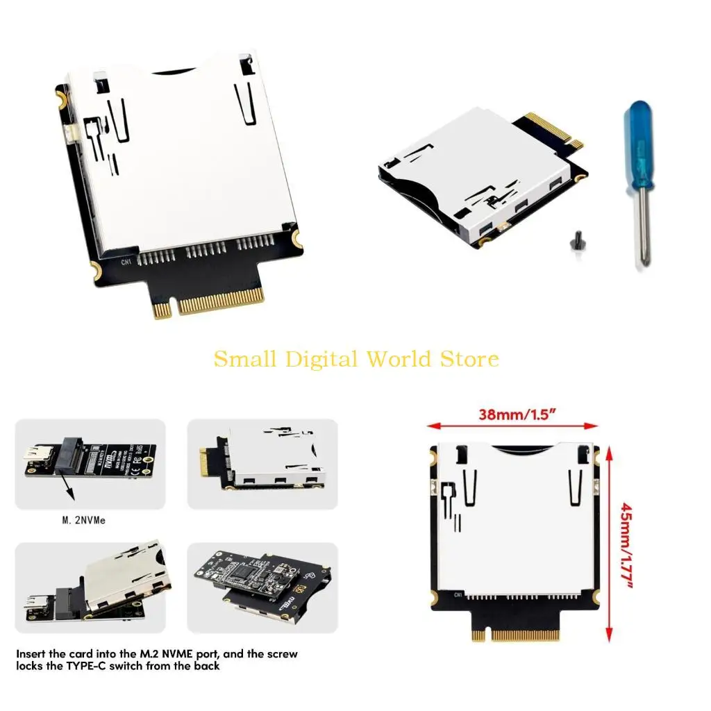 77UB CFEXPRESS TYPTBカードからNVMEポートアダプターコンバーター拡張サポートPCIE4.0