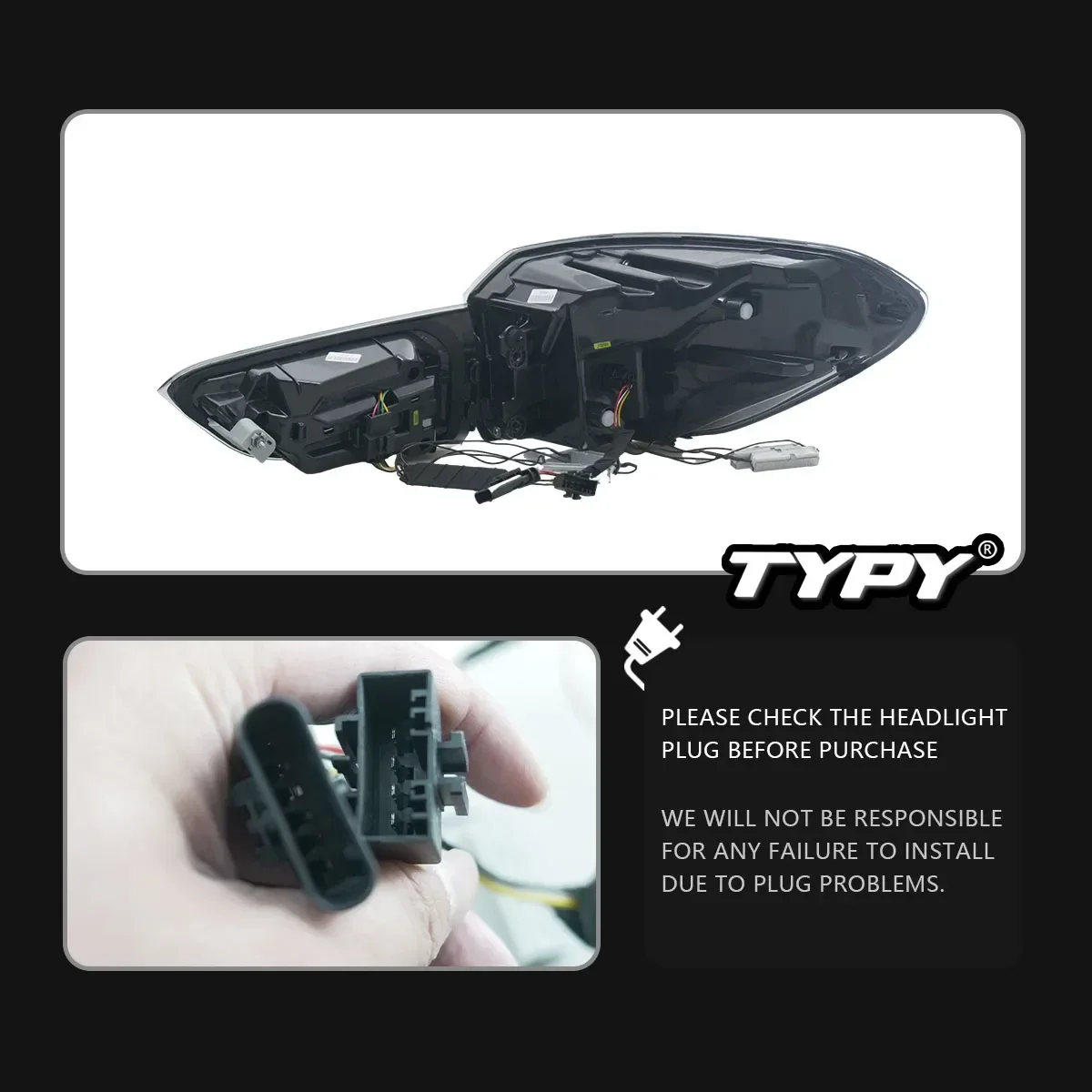

TYPY новый светодиодный задний фонарь, обновленный, модифицированный для BMW X1 F48 2016-2019, задний фонарь с динамическим сигналом, задний фонарь, автоаксессуары