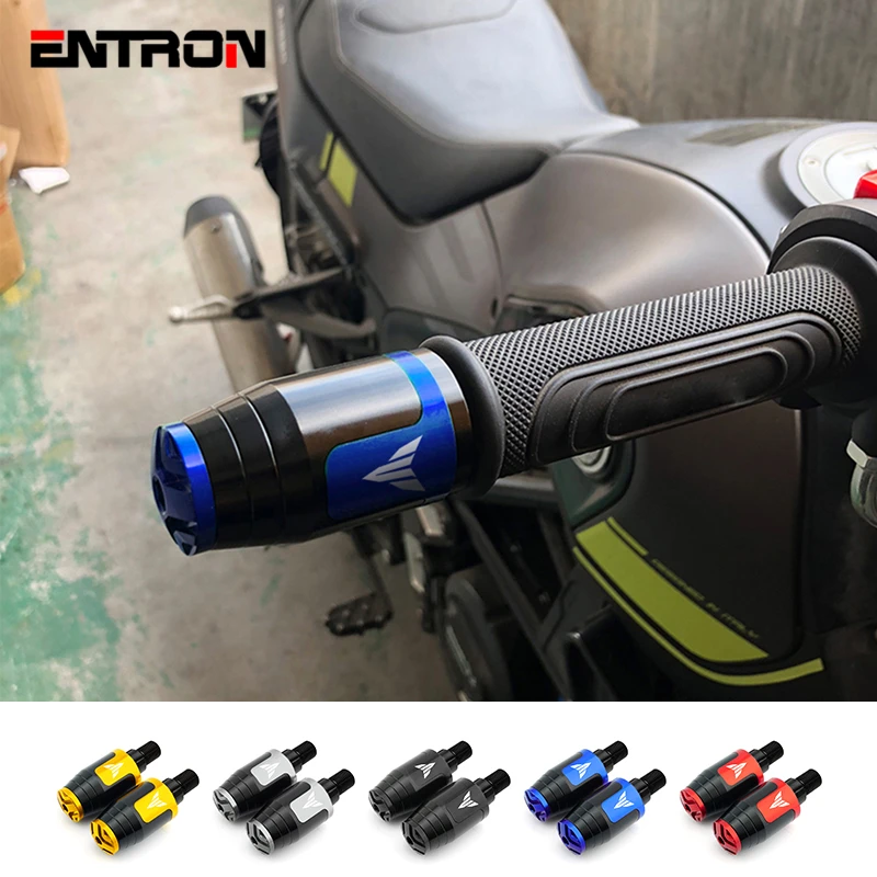 

7/8" 22MM For Yamaha MT07 MT09 MT10 Motorbike Handle Hand Grip Ends Plug Handlebar Grips Cover Slider MT 07 09 10 Blue Black Red