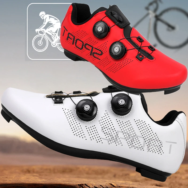 

New Men's And Women's Cycling Shoes, Road And Mountain Rubber Multifunctional Cycling Shoes For Couples, Anti Slip And Breathabl
