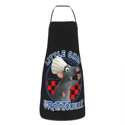 Unisex Pixar Remy Little Chef Apron Adult Tablier Kitchen Chef Cooking Baking Bib Ratatouilles Painting