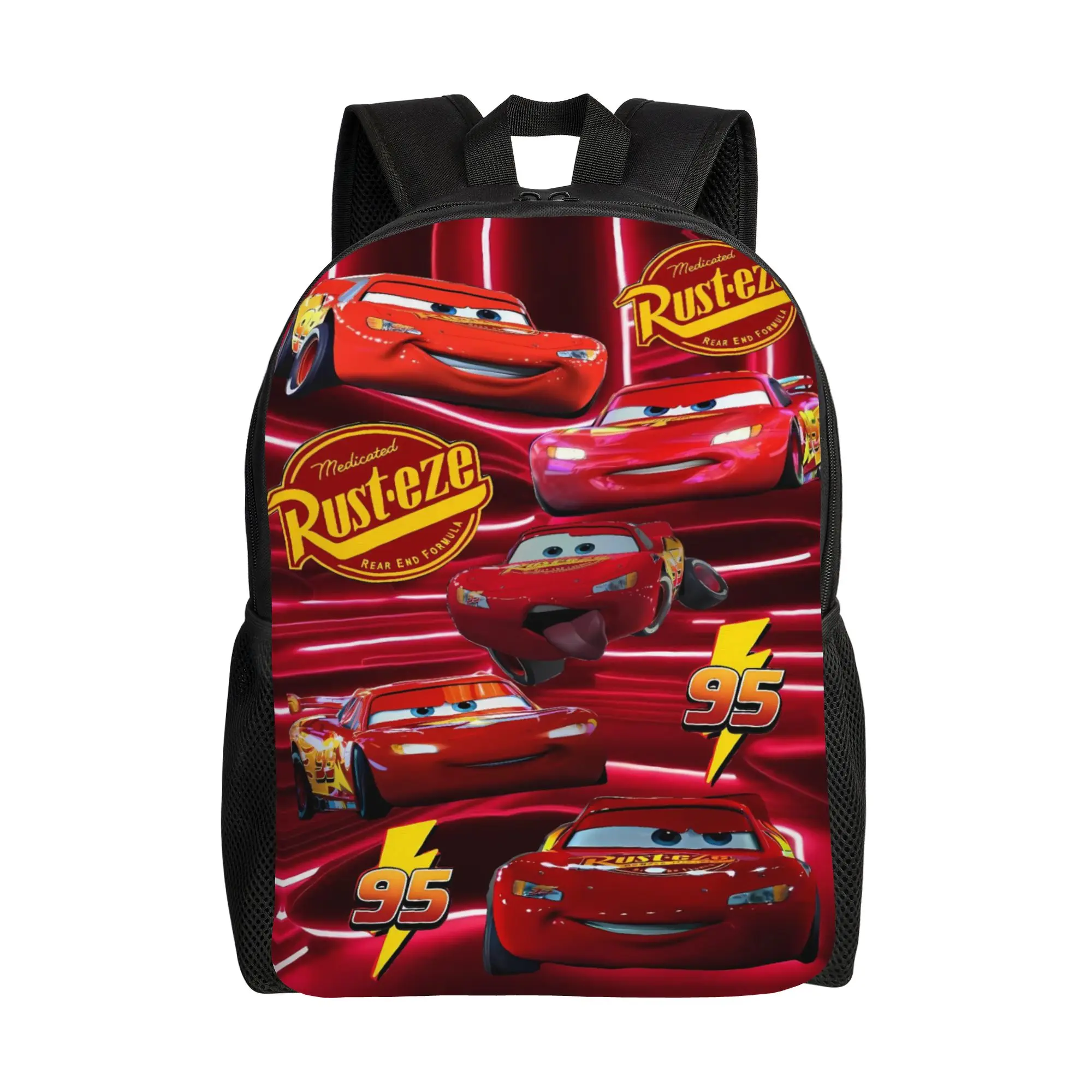 

Рюкзак Lightning Mcqueen Car 95, дорожные рюкзаки, необычные школьные сумки для студентов, красочные мягкие рюкзаки