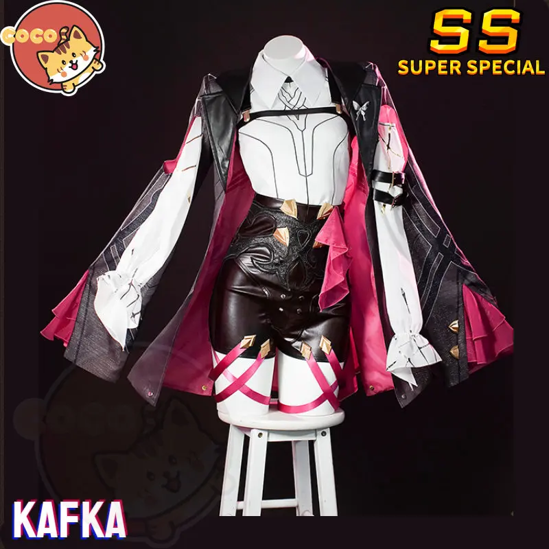 

CoCos-SS Game Honkai Star Rail Kafka Cosplay Costume Game Star Rail Cos Professional Beauty Kafka Costume and Cosplay Wig