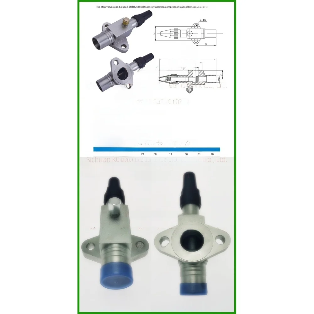 Suction Discharge Valve Refrigeration Stop Valve For Demanding Cooling Environments R22 Refrigerant Compatible