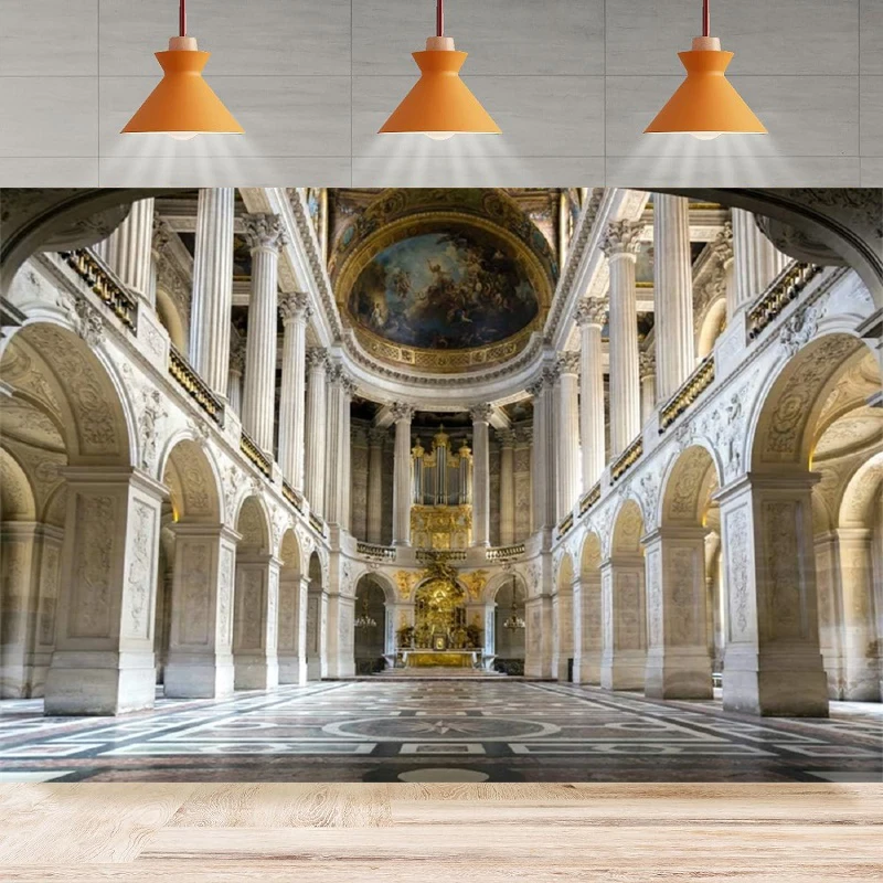 Fondo de fotografía de Versalles del Palacio de París Museo Patrimonio Mundial Capilla del Rey Interior Altar Tabernacle Fondo de fiesta Pared