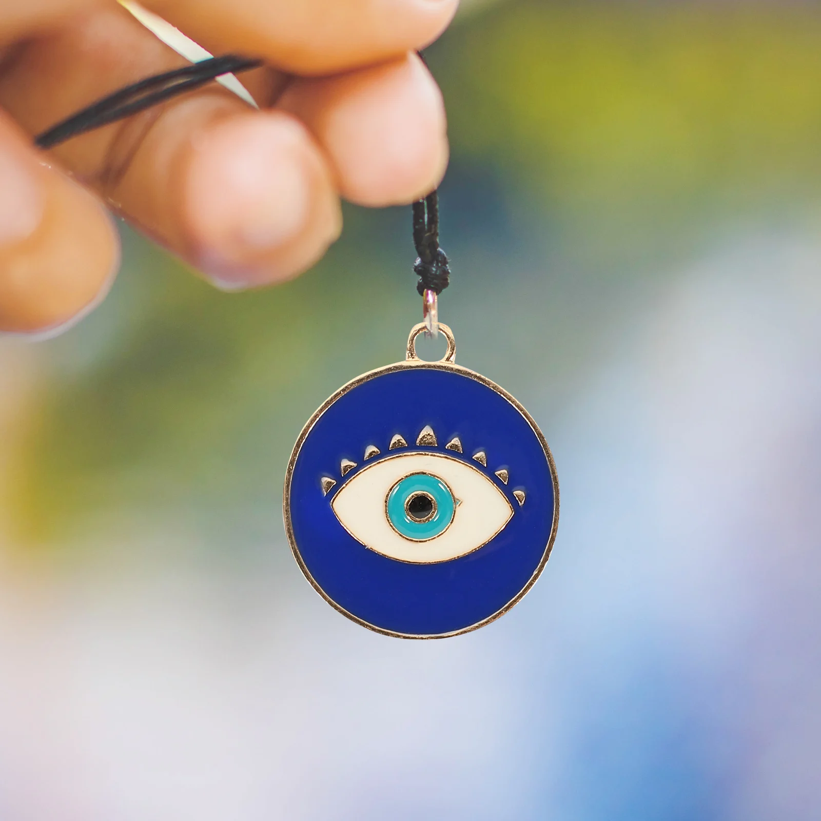 

40pcs Alloy Evil Eyes Pendants Cute Necklace Charms Small Light Practical Jewelry Accessories Bracelet Earring