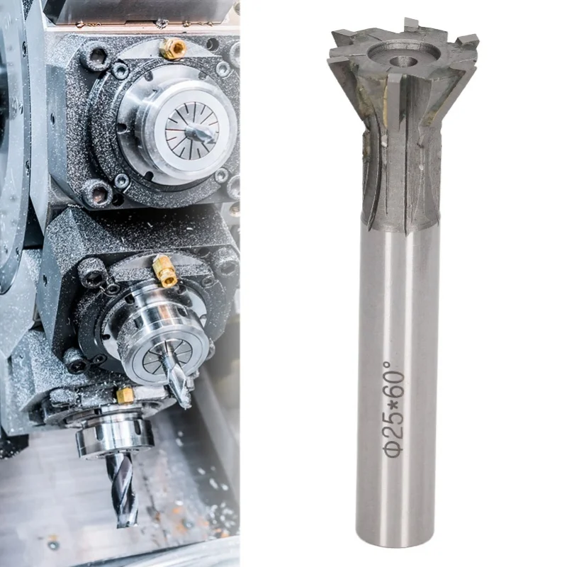 

Milling Cutter Cemented Carbide 25mm Diameter 6 Flutes Dovetail Straight Shank For Lathe