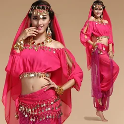 6 Colors Belly Performance Oriental Belly Dancing Clothes Bellydance Costume Stage & Dance Wear for Women Bollywood Dancewear