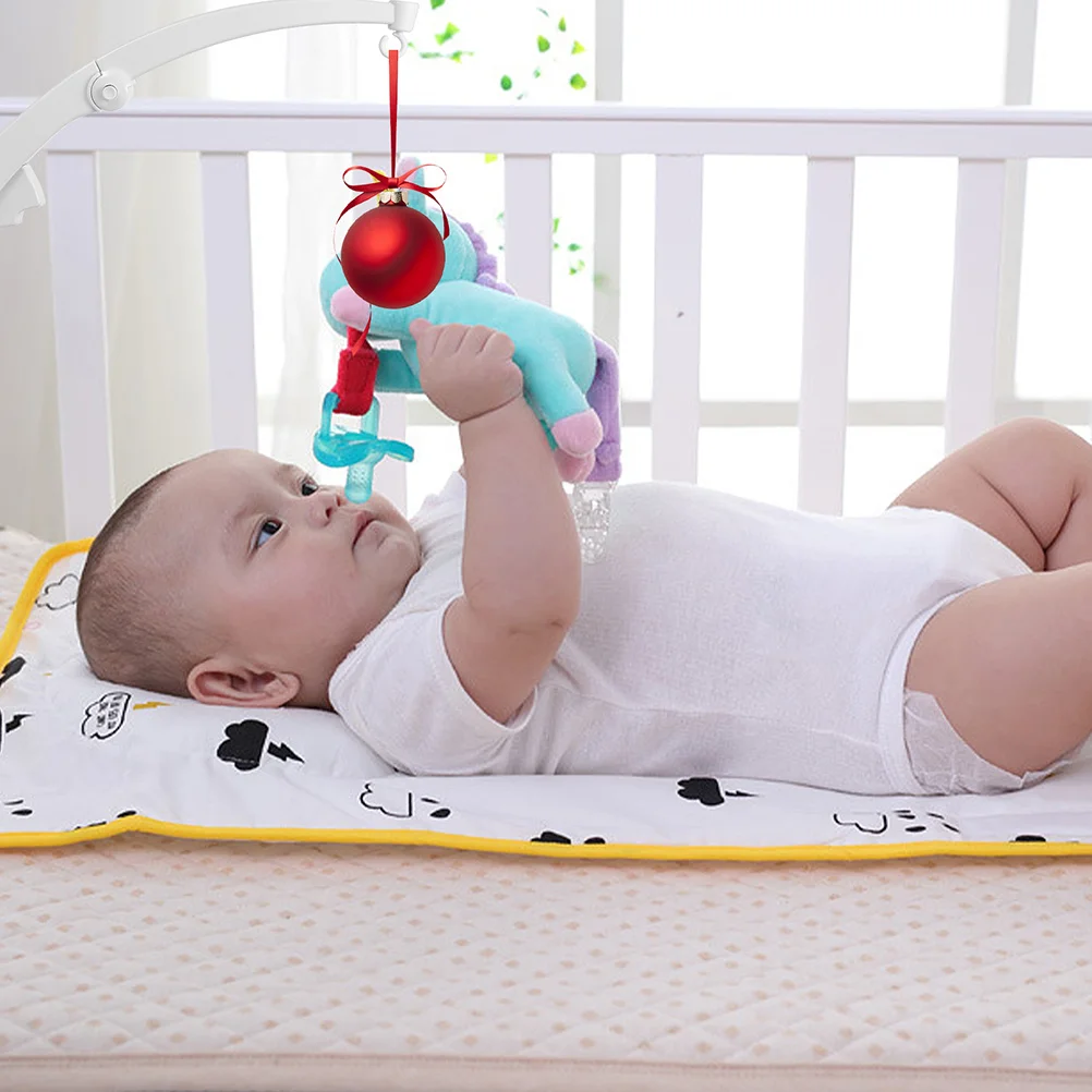 2 pezzi di supporto per cellulare per culla, braccio in plastica premium, decorazione per asilo nido sicura per neonati, sviluppo precoce, stimolazione divertente